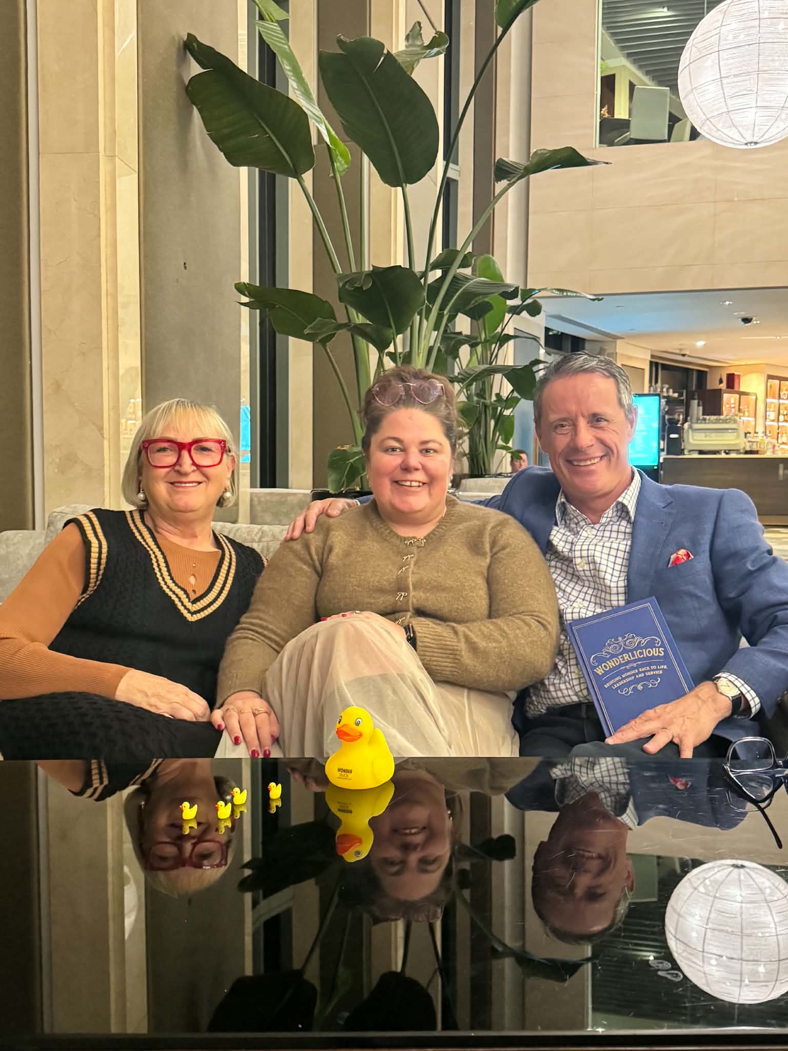 Celebrating a finished manuscript at a Createcation gathering in Australia